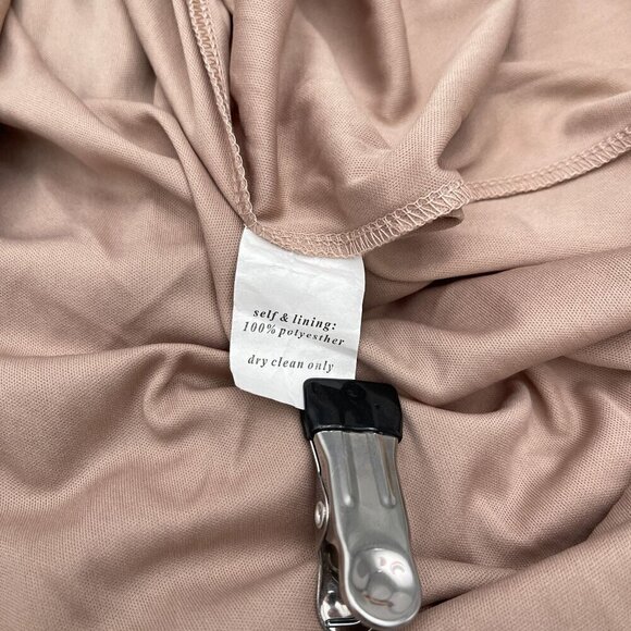 Birdy‎ Grey Ryan Sheer V Back Maxi Formal Bridesmaid Dress Mauve Medium NWT - Picture 12 of 16